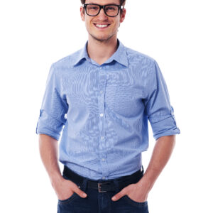 Slim-Fit Formal Dress Shirt| 100% Cotton fabric | Men's formal wear